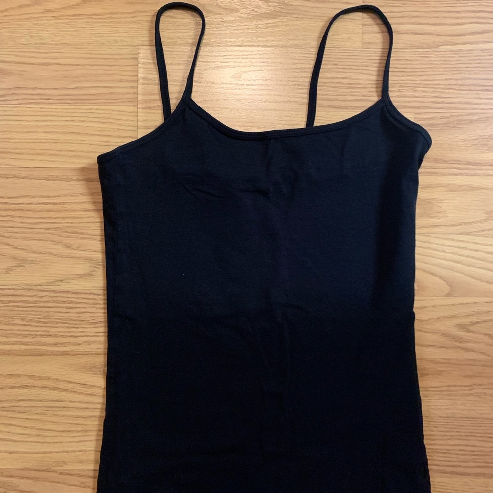 Black Spaghetti Strap Tank